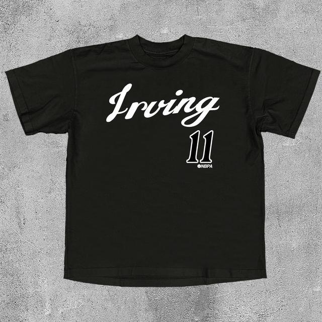 500 Level Kyrie Irving Script Graphic Print Cotton T-Shirt Product Image