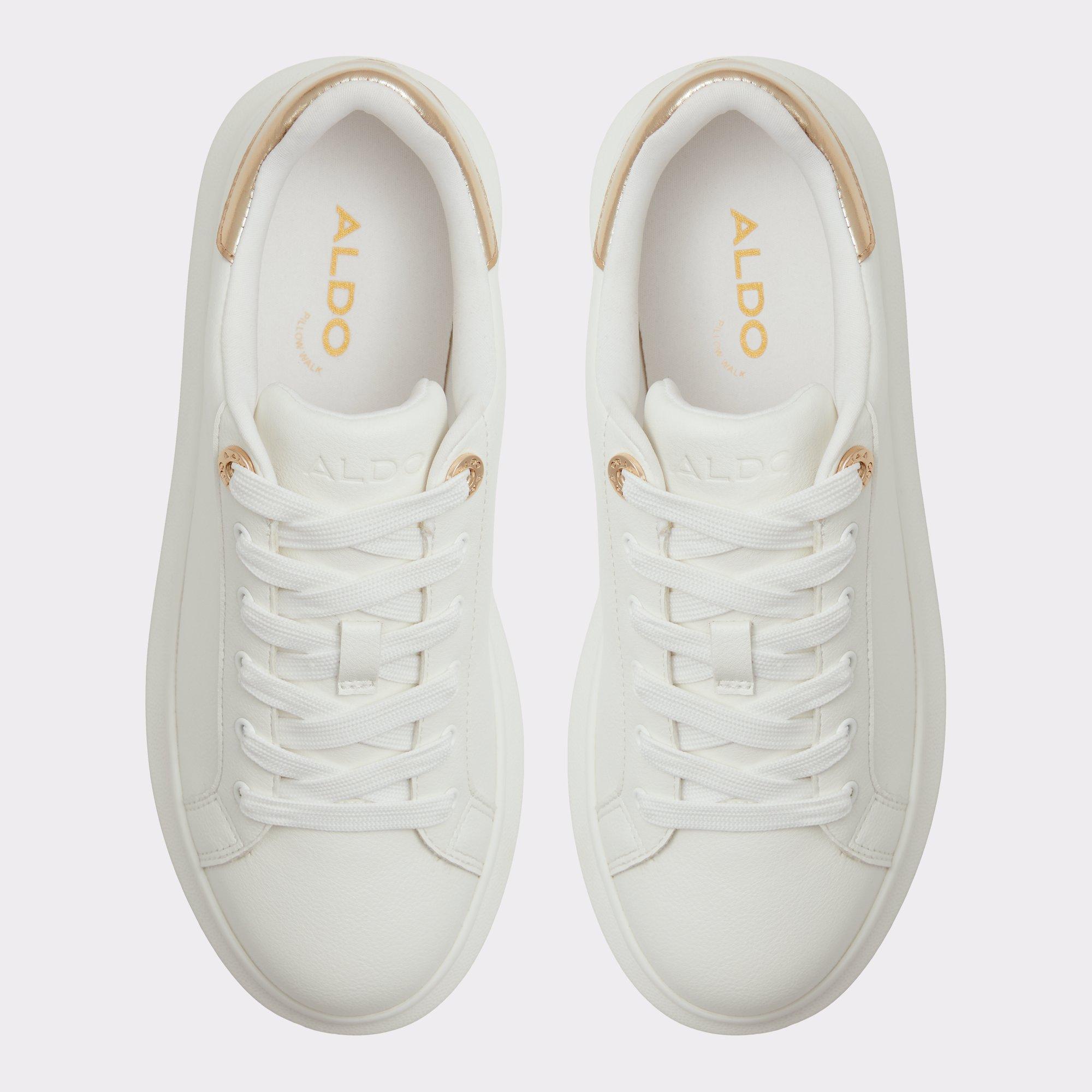 Reia Other White Synthetic Mixed Material Women's Platform and wedge sneakers | ALDO US Product Image