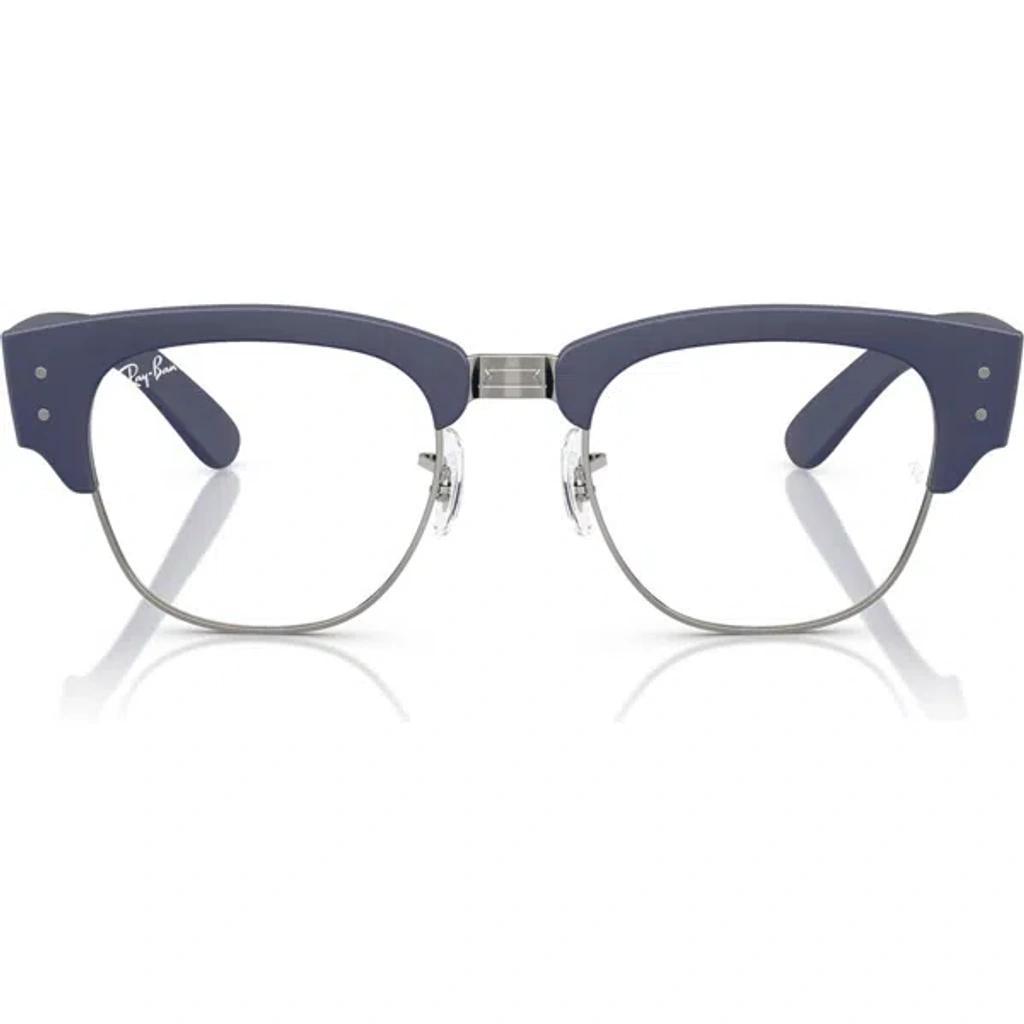 RAY BAN Ray-ban Mega Clubmaster Liteforce 50mm Square Optical Glasses In Gunmetal Product Image