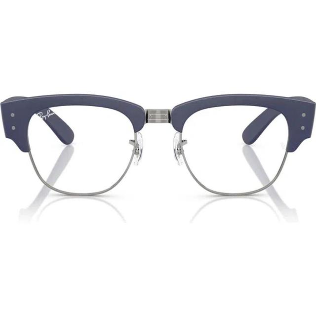 RAY BAN Ray-ban Mega Clubmaster Liteforce 50mm Square Optical Glasses In Gunmetal Product Image