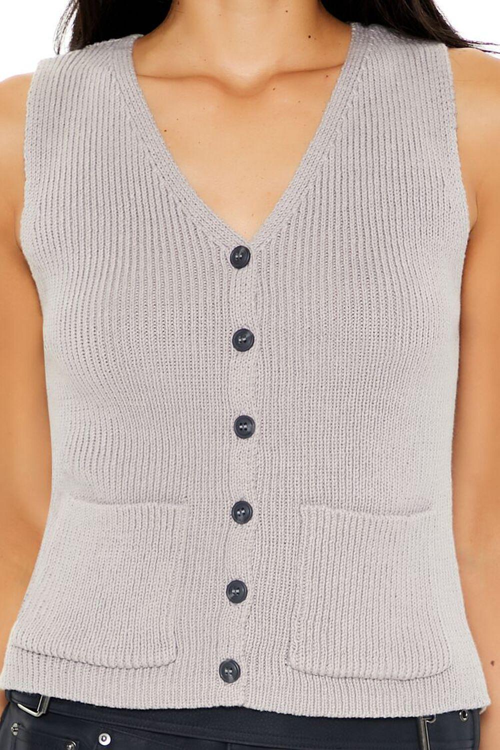 Patch Pocket Sweater Vest | Forever 21 Product Image