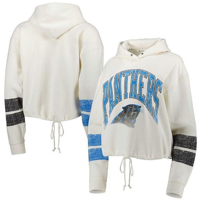 Womens 47 Oatmeal Carolina Panthers Harper Pullover Hoodie Product Image