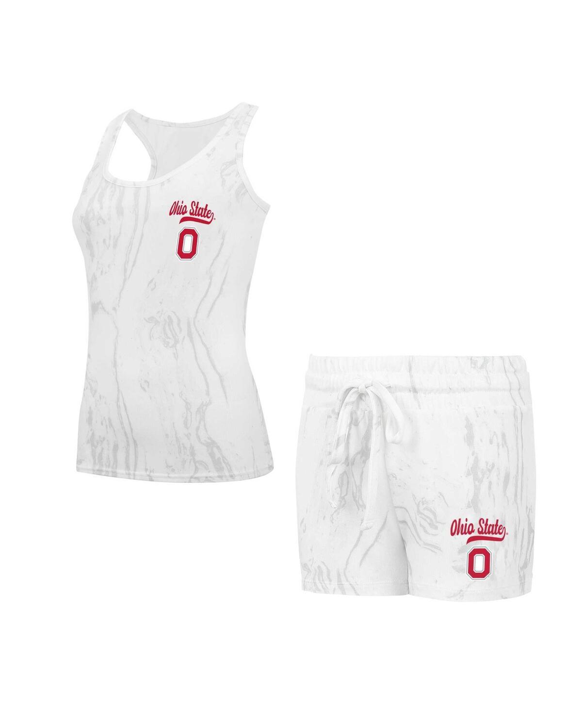 Womens Concepts Sport Ohio State Buckeyes Quartz Tank Top & Shorts Set Product Image