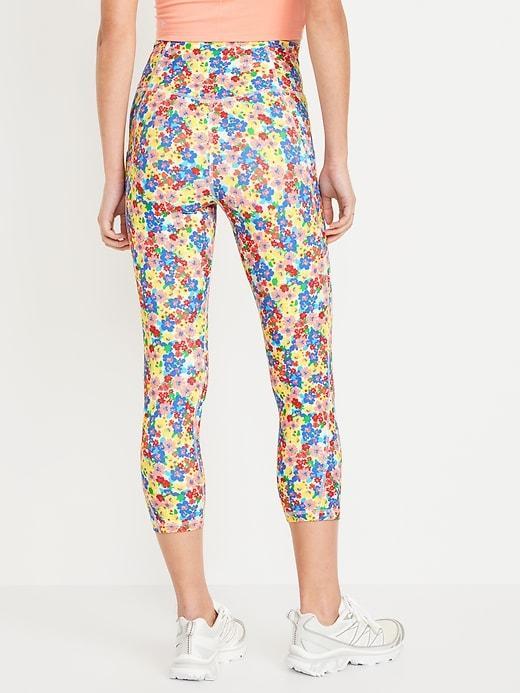 High-Waisted PowerSoft Crop Leggings Product Image