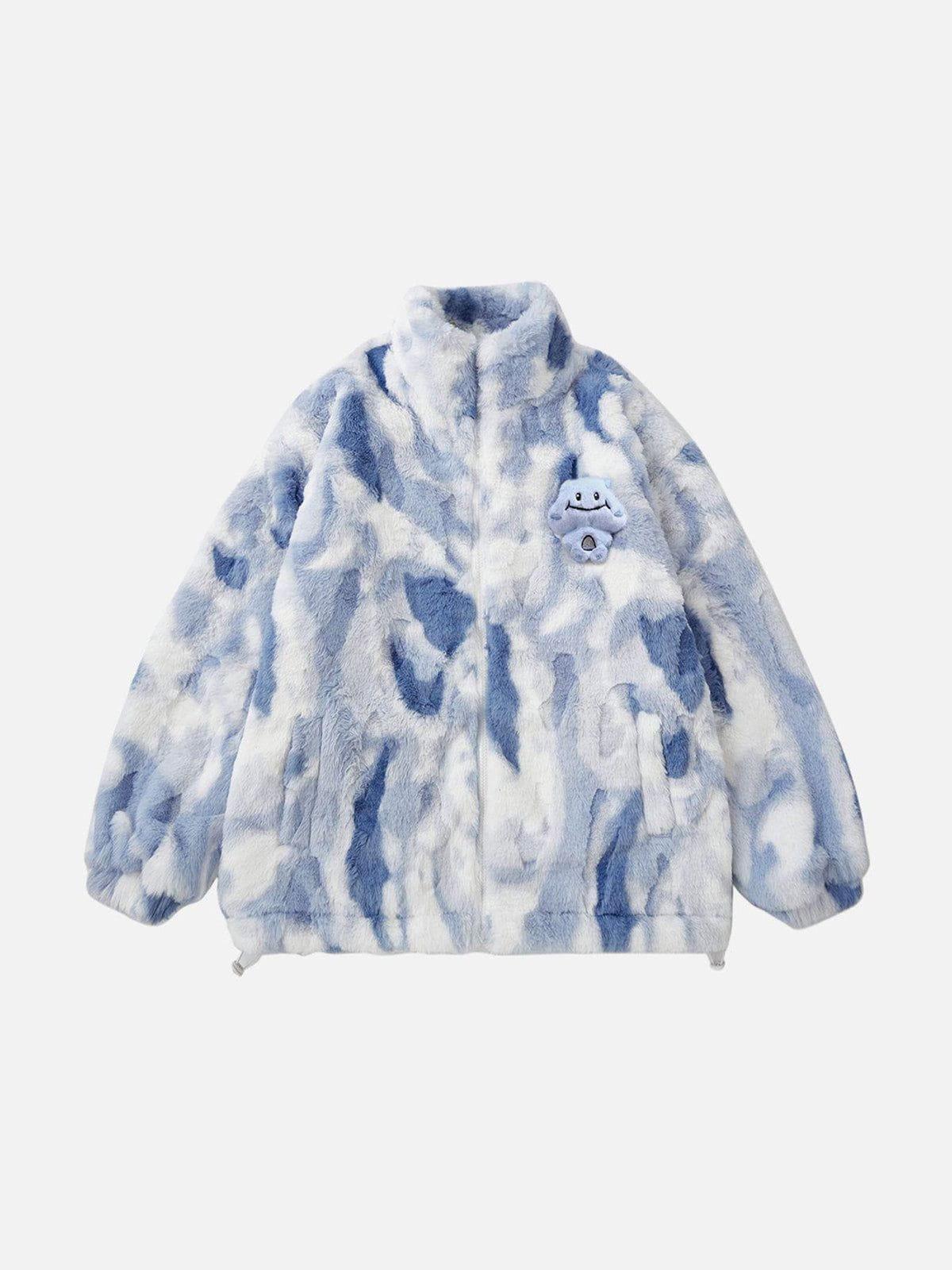 Aelfric Eden Gradient Tie Dye Fleece Jacket Product Image