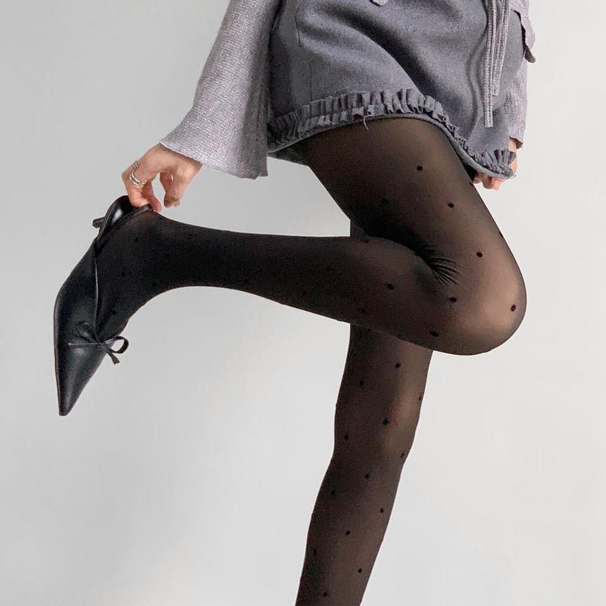 Patterned Sheer Tights Product Image