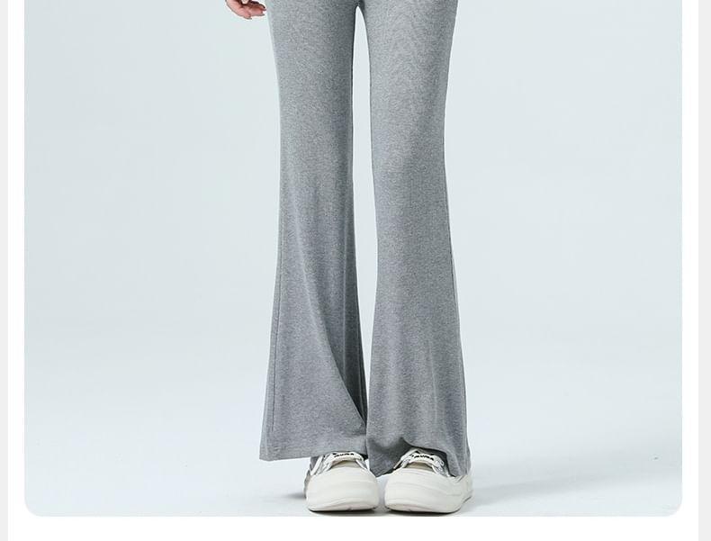 Maternity High Rise Plain Flared Pants Product Image