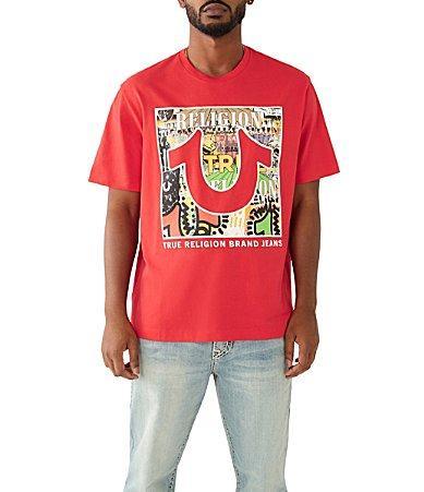 True Religion Layered Art Short Sleeve Graphic T Product Image