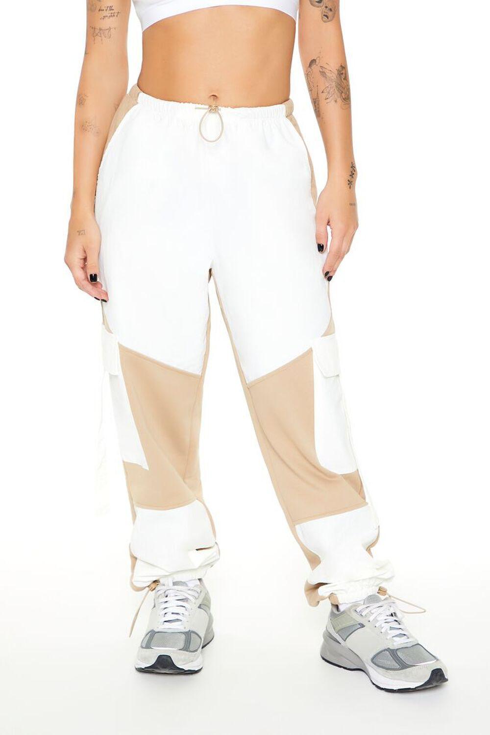 Colorblock Toggle Drawstring Joggers | Forever 21 Product Image