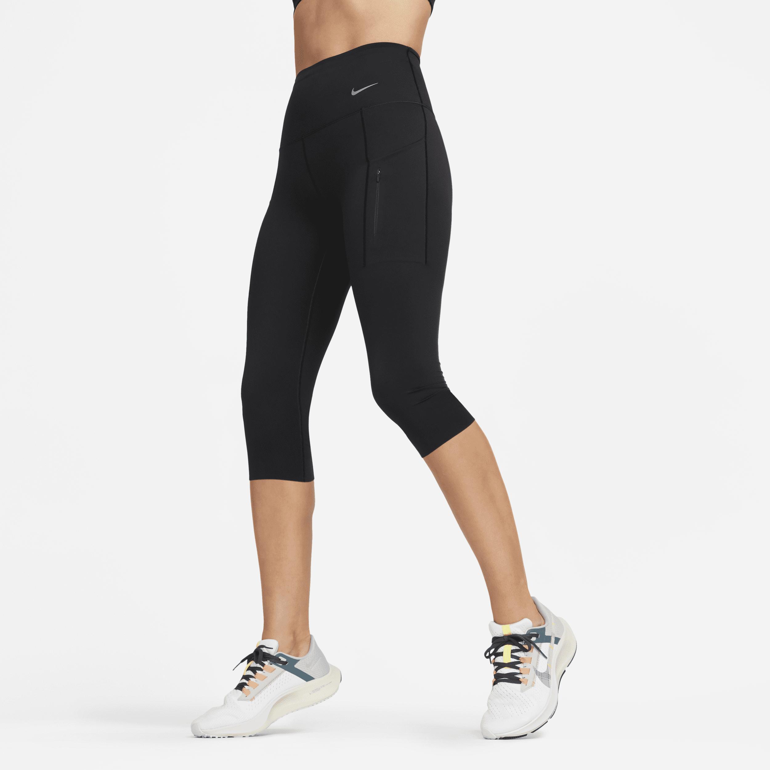 Nike Go Women's Firm-Support High-Waisted Capri Leggings with Pockets Product Image