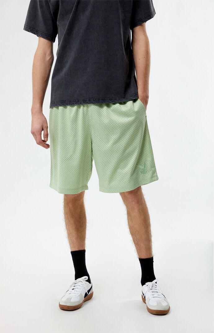 Playboy By PacSun Men's Logo Mesh Shorts Product Image