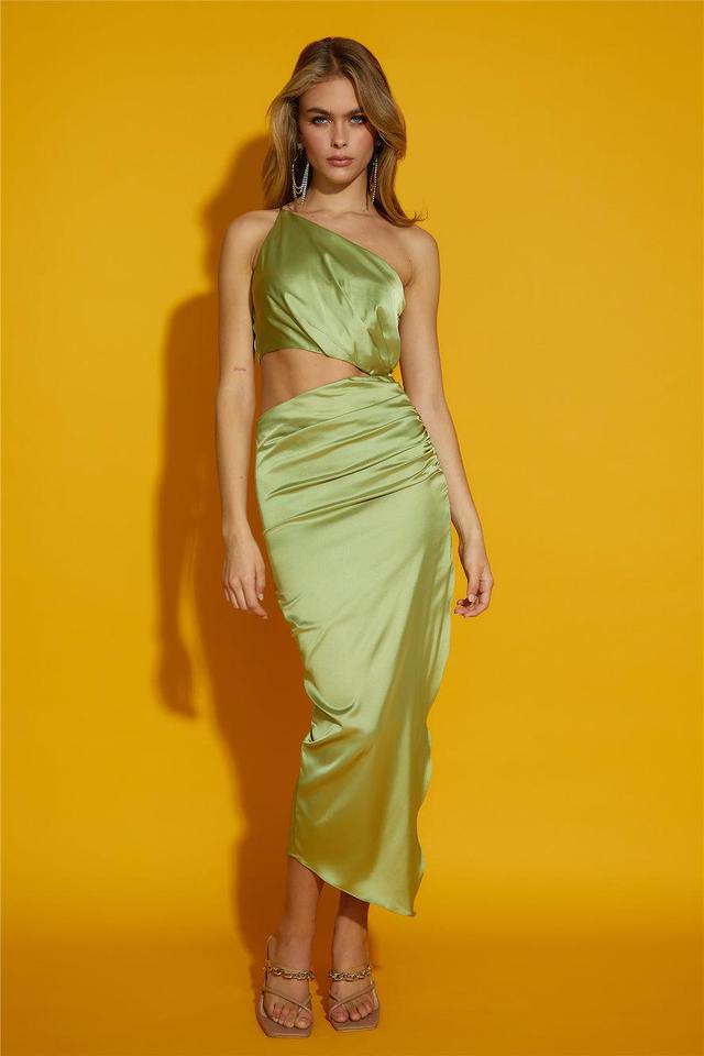 Party Club Midi Dress GREEN Product Image