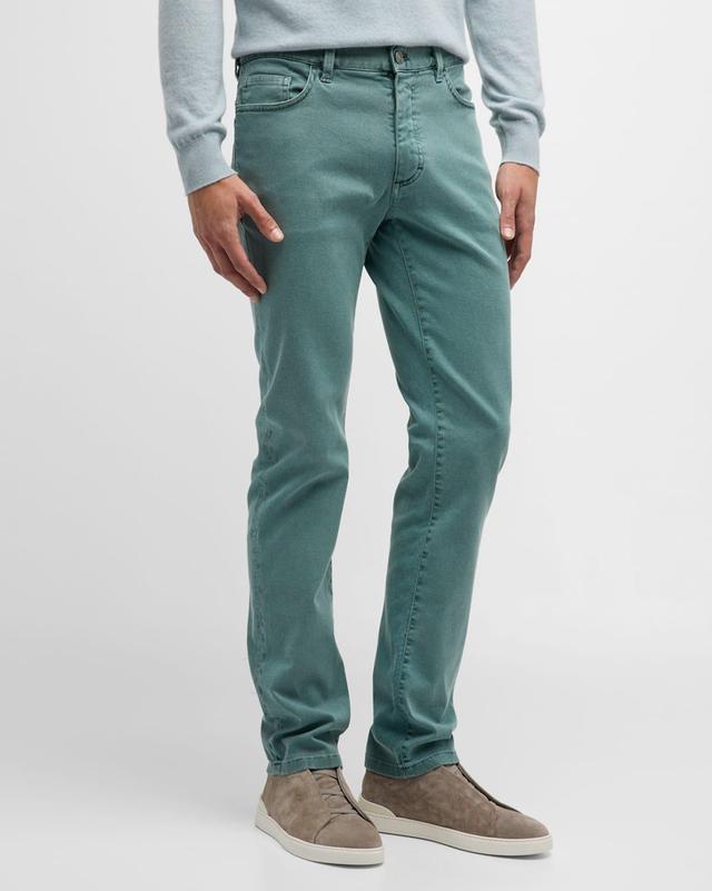 Mens Straight Leg 5-Pocket Pants Product Image