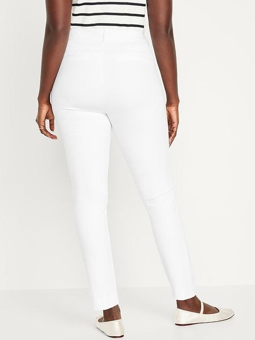 High-Waisted Pixie Skinny Ankle Pants Product Image