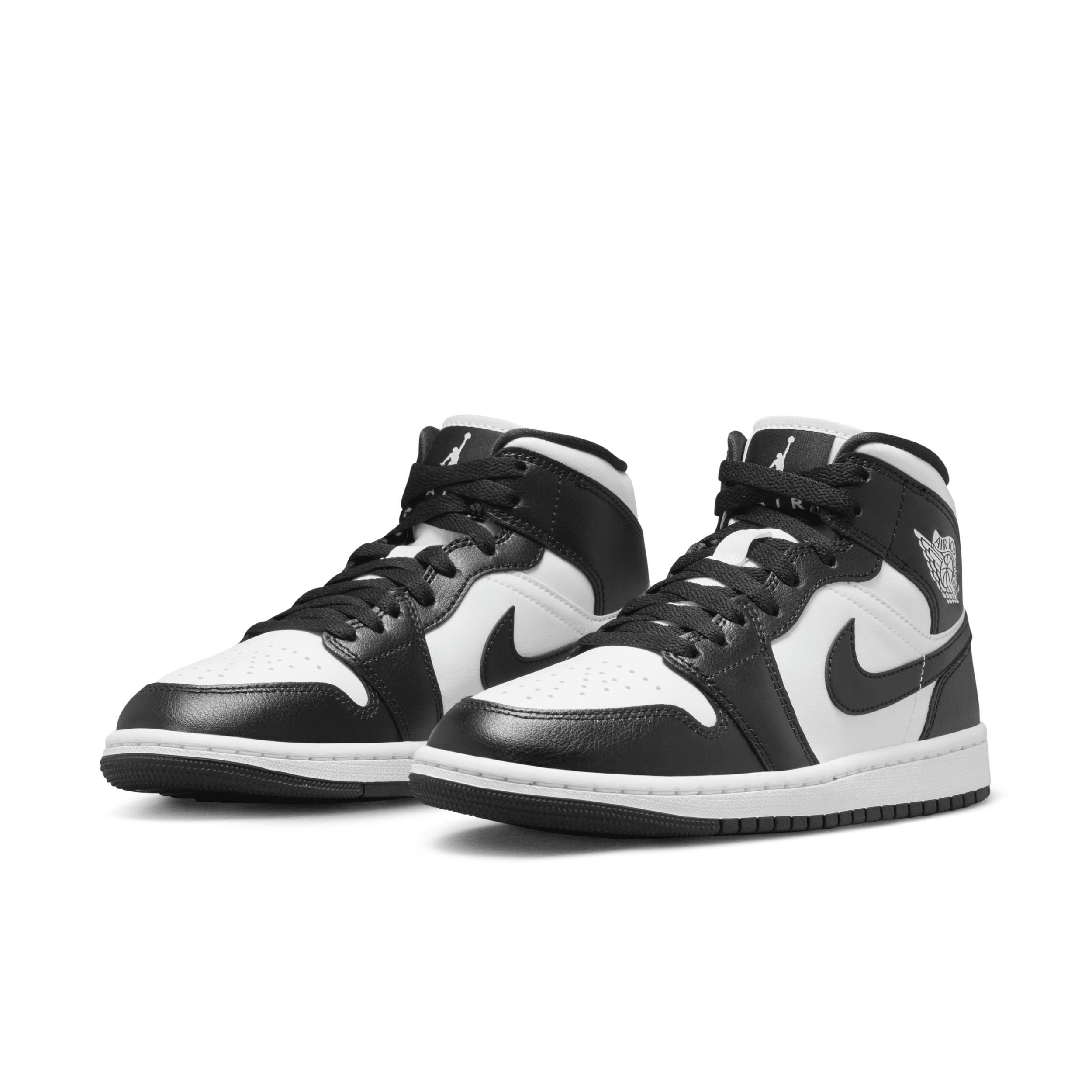 Jordan Womens AJ 1 Mid 365 - Shoes White/Black Product Image