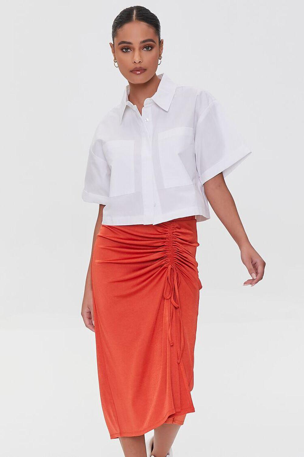 Ruched Drawstring Skirt | Forever 21 product image