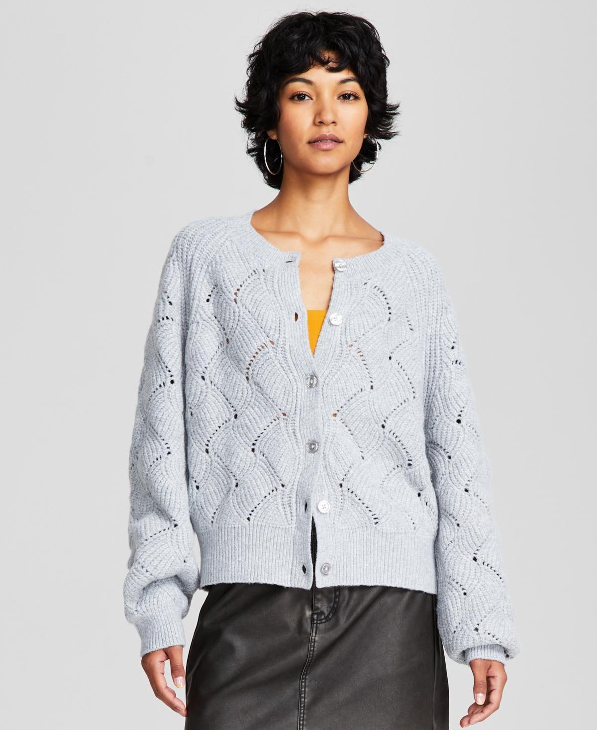 And Now This Womens Pointelle Cardigan, Created for Macys Product Image