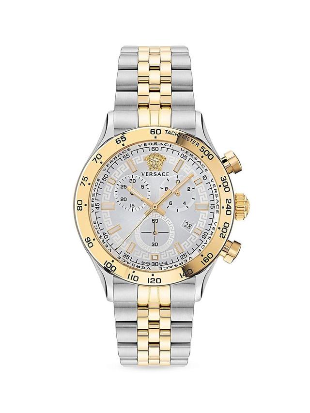 Mens Hellenyium Chrono 44MM Bracelet Watch Product Image