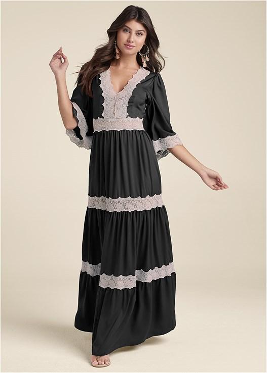 Lace Detail Maxi Dress Product Image