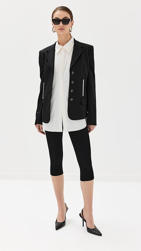 Dion Lee Riveted Slim Blazer | Shopbop Product Image