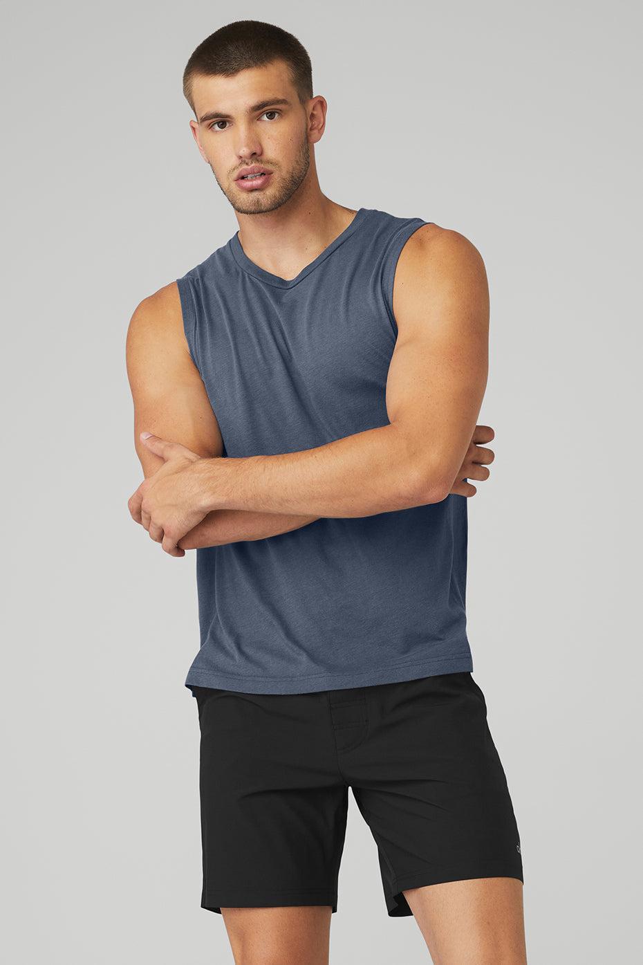 The Triumph Muscle Tank - Bluestone Male Product Image