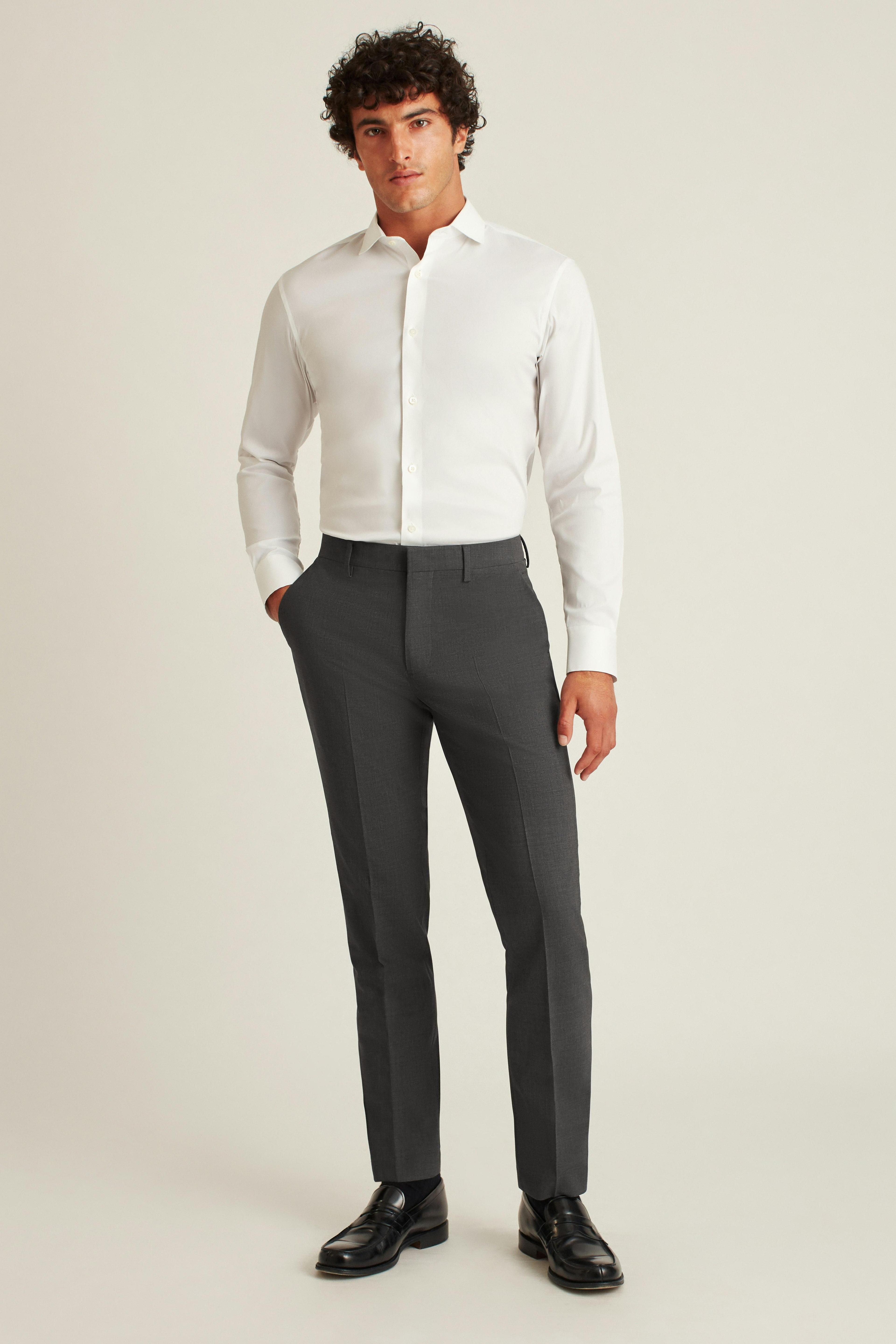 Italian Stretch Wool Dress Pants Product Image