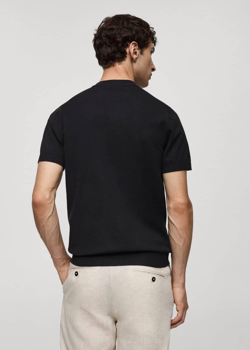 MANGO MAN - Slim-fit cotton-piquÃ© polo shirt khakiMen Product Image