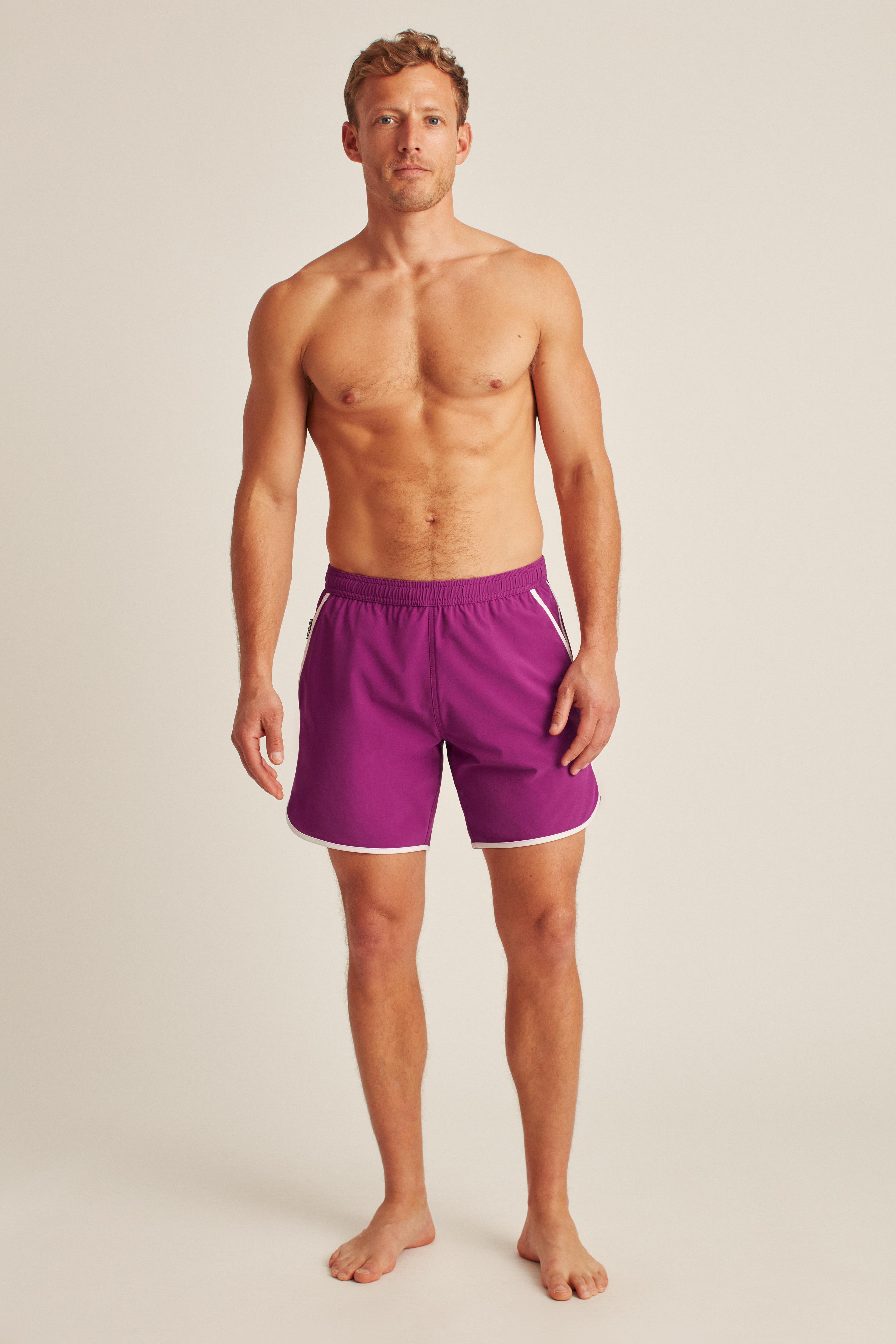 Throwback Swim Trunks Product Image