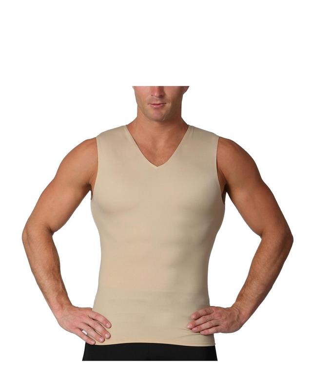 Insta Slim Mens Compression Sleeveless V-Neck T-Shirt Product Image