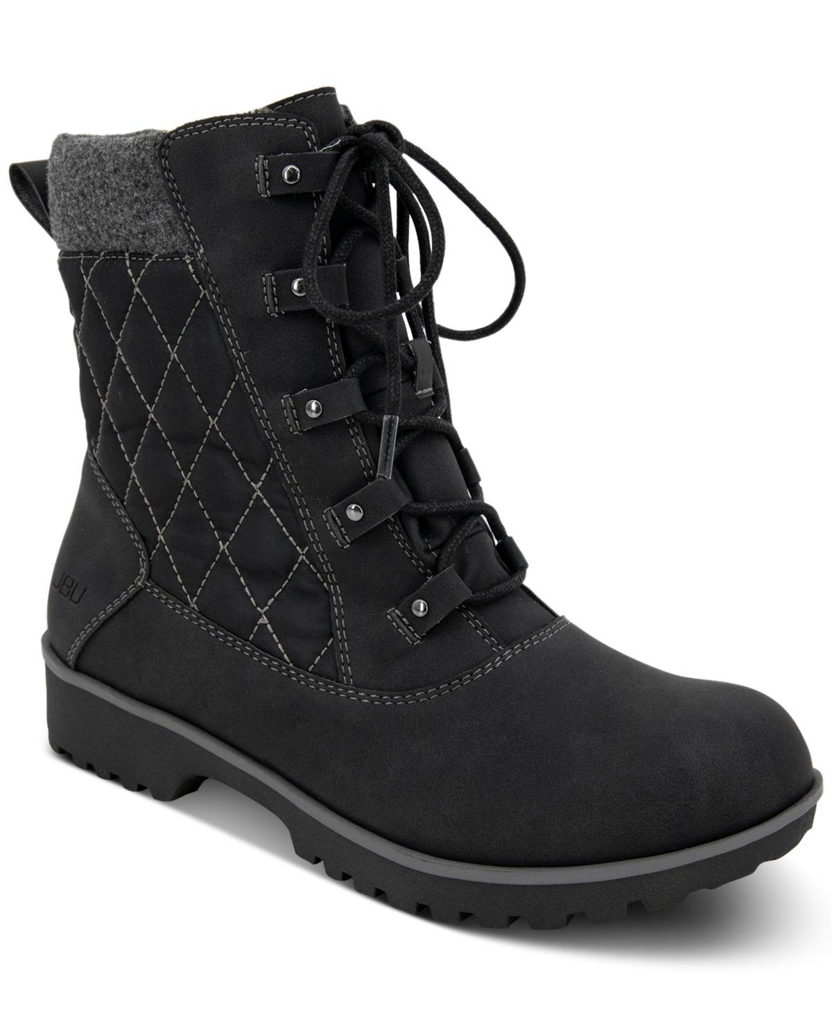 Jbu Womens Fargo Quilted Waterproof Cold-Weather Boots Womens Shoes Product Image