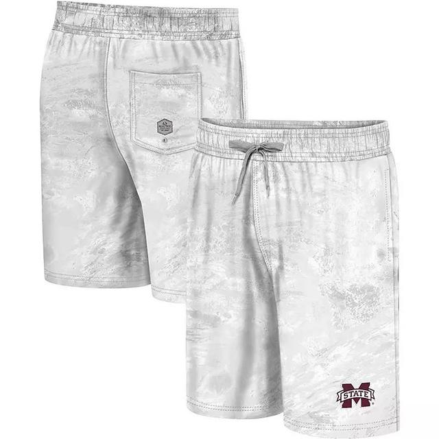 Mens Colosseum White Georgetown Hoyas Realtree Aspect Ohana Swim Shorts Product Image