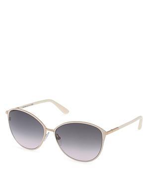 TOM FORD Penelope 59mm Gradient Round Sunglasses Product Image