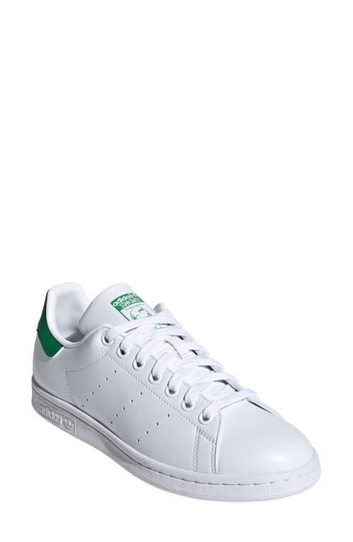 adidas Originals Stan Smith in White & Green - White. Size 9.5 (also in 12, 6, 8.5, Mens 9 / Womens 10, Mens 9.5 / Womens 10.5). Product Image