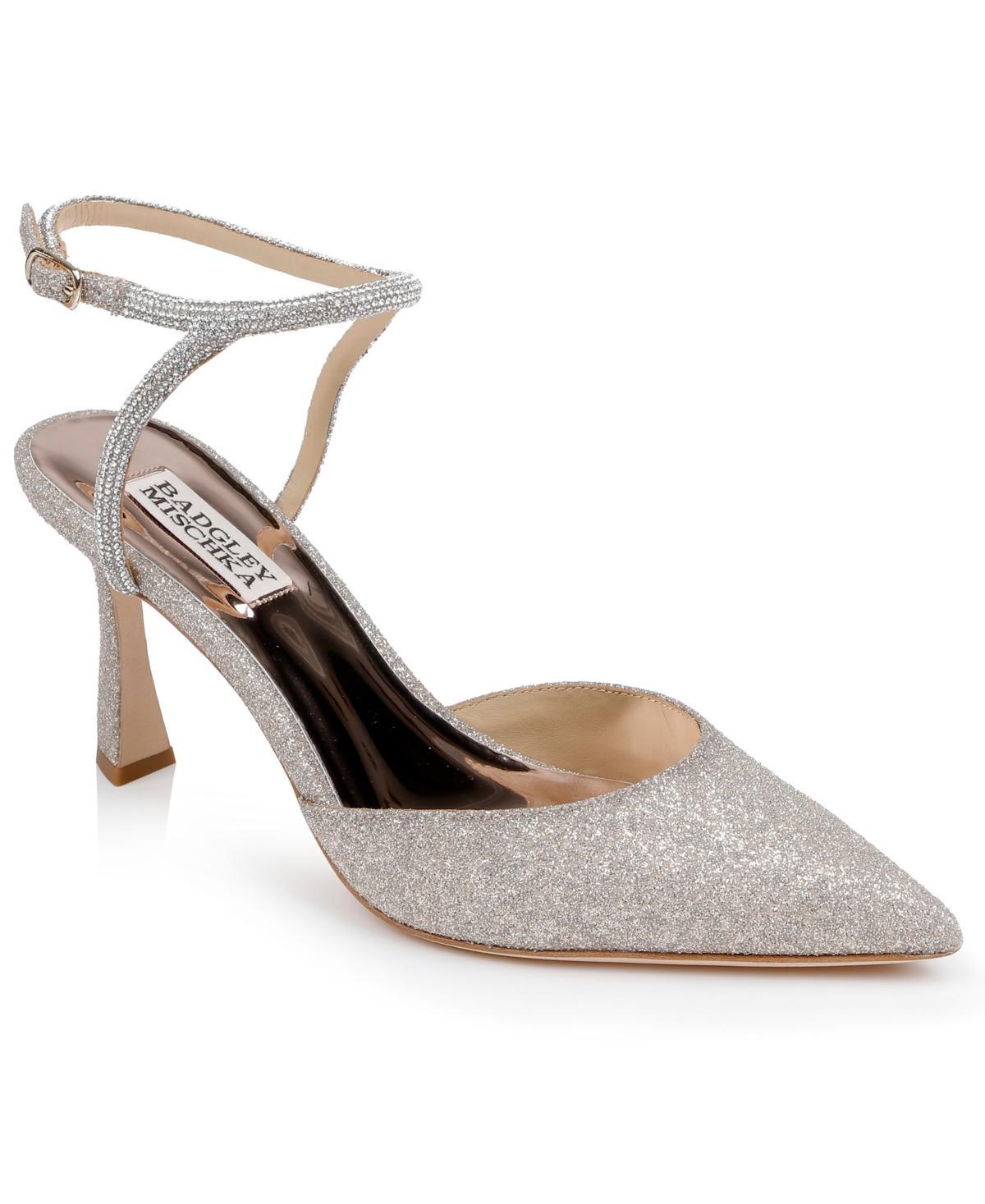 Badgley Mischka Womens Kamilah Ankle Strap Evening Pump Product Image