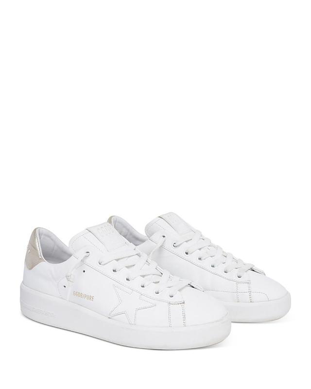 Golden Goose Womens Pure Star Low Top Sneakers Product Image