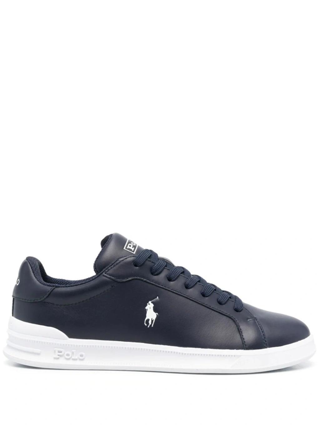 Pony Logo Low-top Sneakers In Blue Product Image