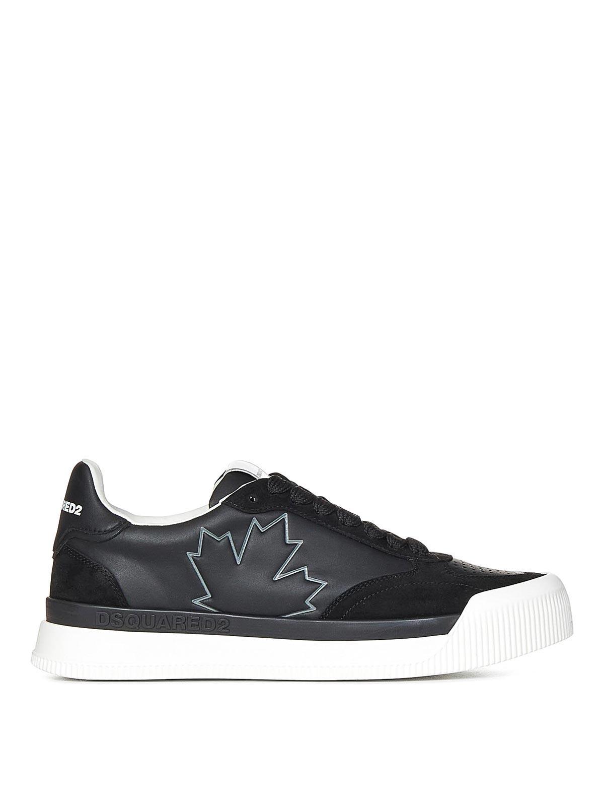 DSQUARED2 New Jersey Sneakers In Black Product Image