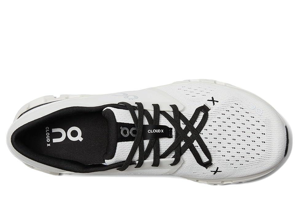 On Men's Cloud X 4 (Ivory/Black) Men's Shoes Product Image