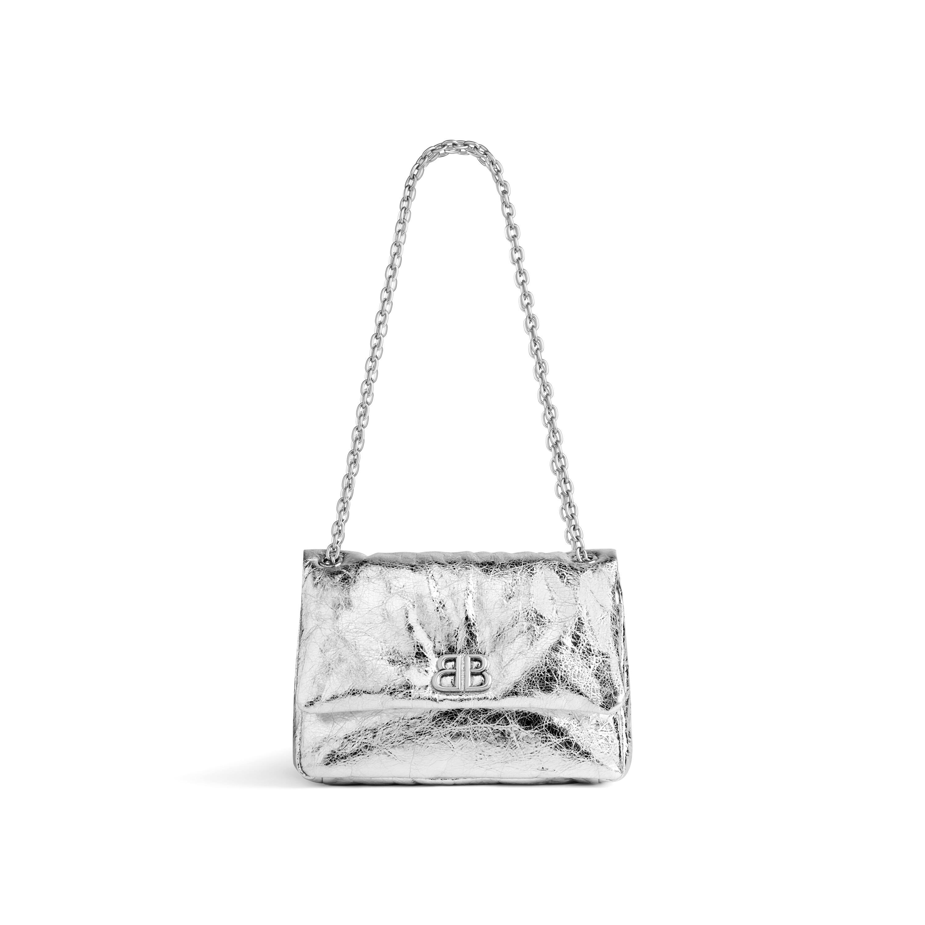 Women's Monaco Mini Bag Metallized  in Silver product image