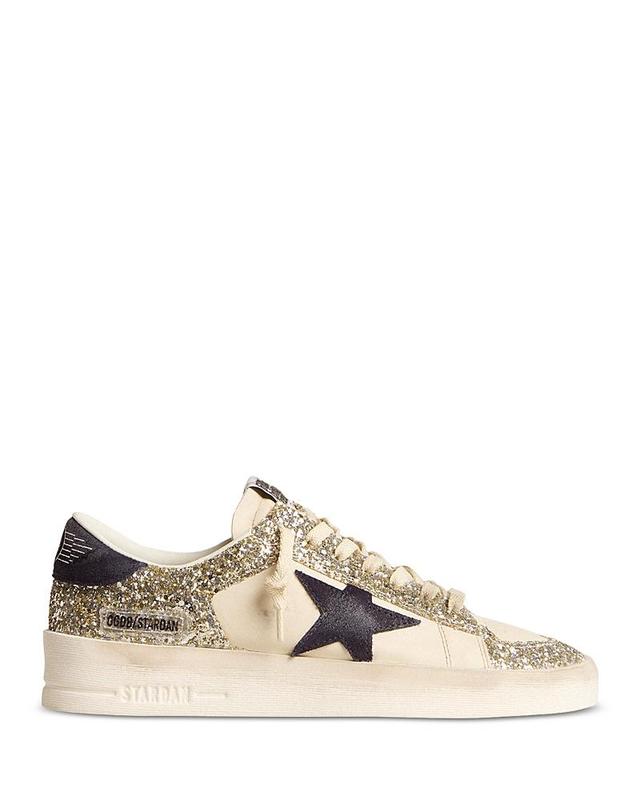 Golden Goose Womens Stardan Star & Glitter Sneakers Product Image