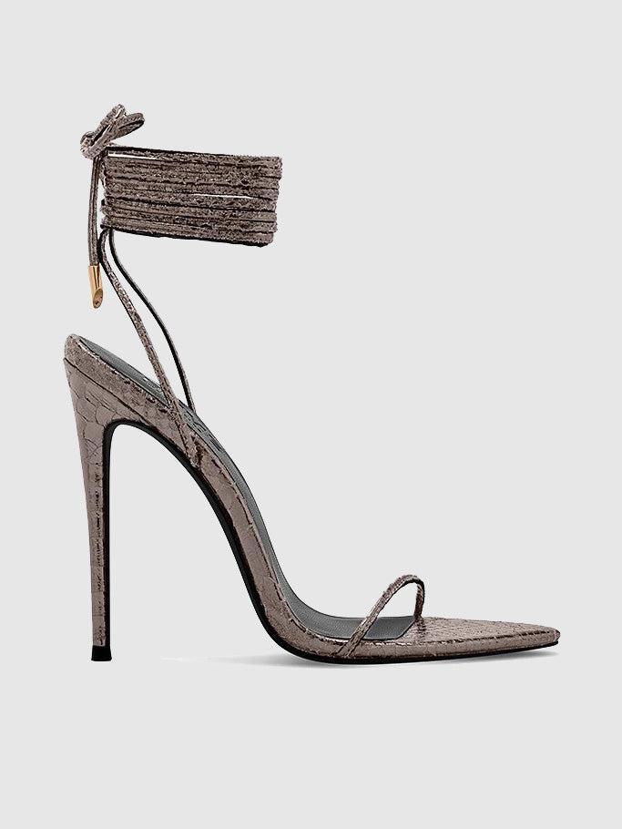 Luce Minimale - Metallic Python en Gris Product Image