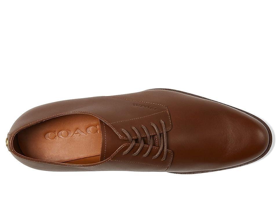 COACH Mens Sculpt C Leather Derby Oxfords Product Image