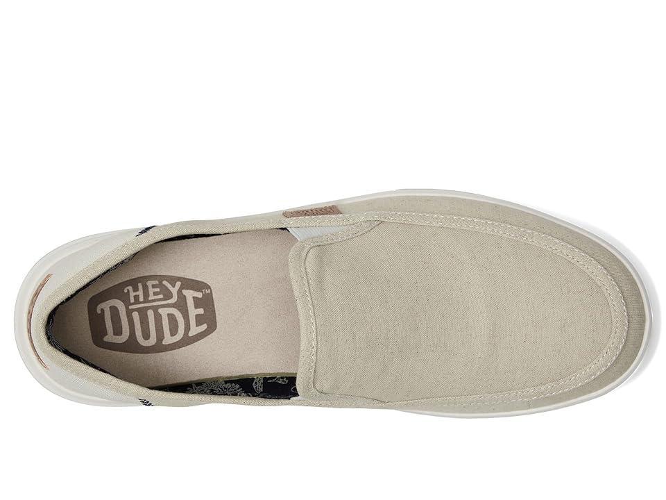 Hey Dude Sunapee Craft Linen (Olive) Men's Shoes Product Image