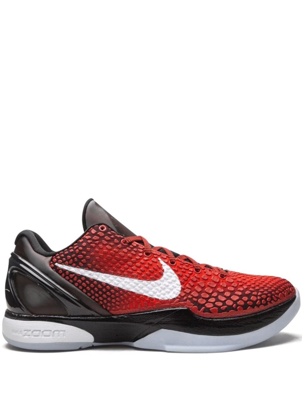 Kobe 6 Protro Low-top Sneakers In Red Product Image