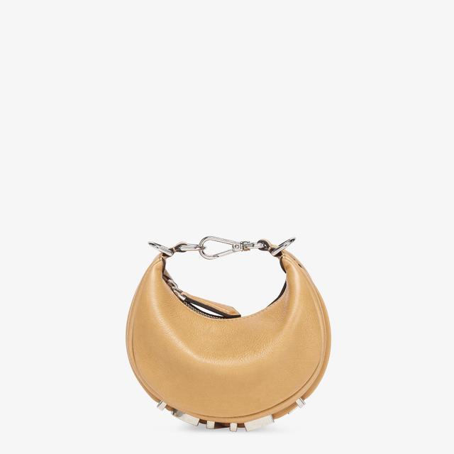 Nano FendigraphyBeige leather charm Product Image