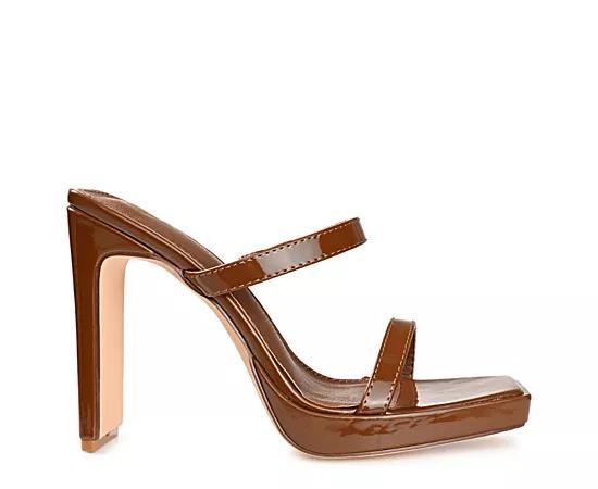 Journee Collection Womens Naivee Square Toe Sandals Product Image