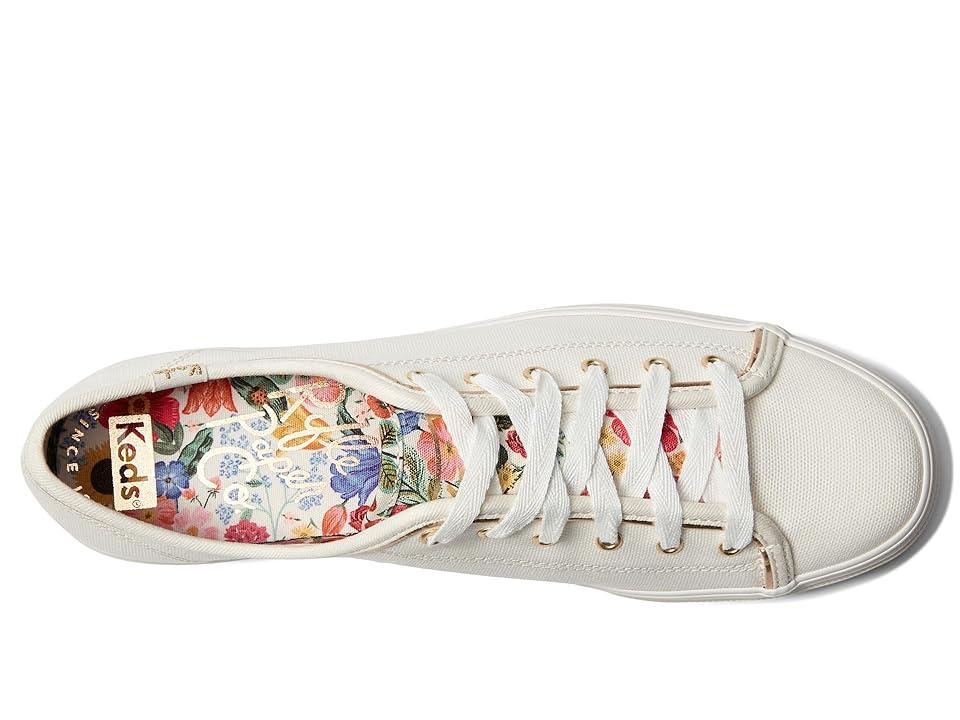 Keds Keds X Rifle Paper Triple Kick Blossom (White Women's Shoes Product Image