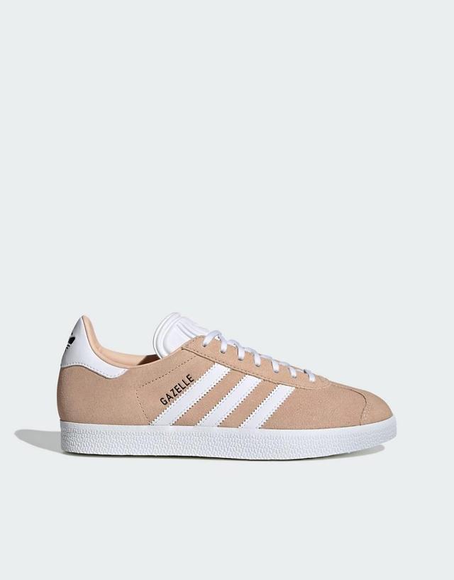 adidas Originals Gazelle sneakers in beige Product Image