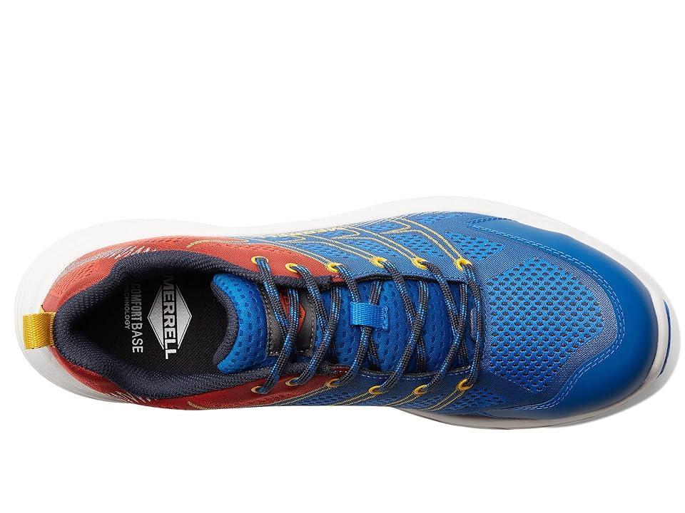 Merrell Work Moab Flight CF (Blue/Lava) Men's Shoes Product Image