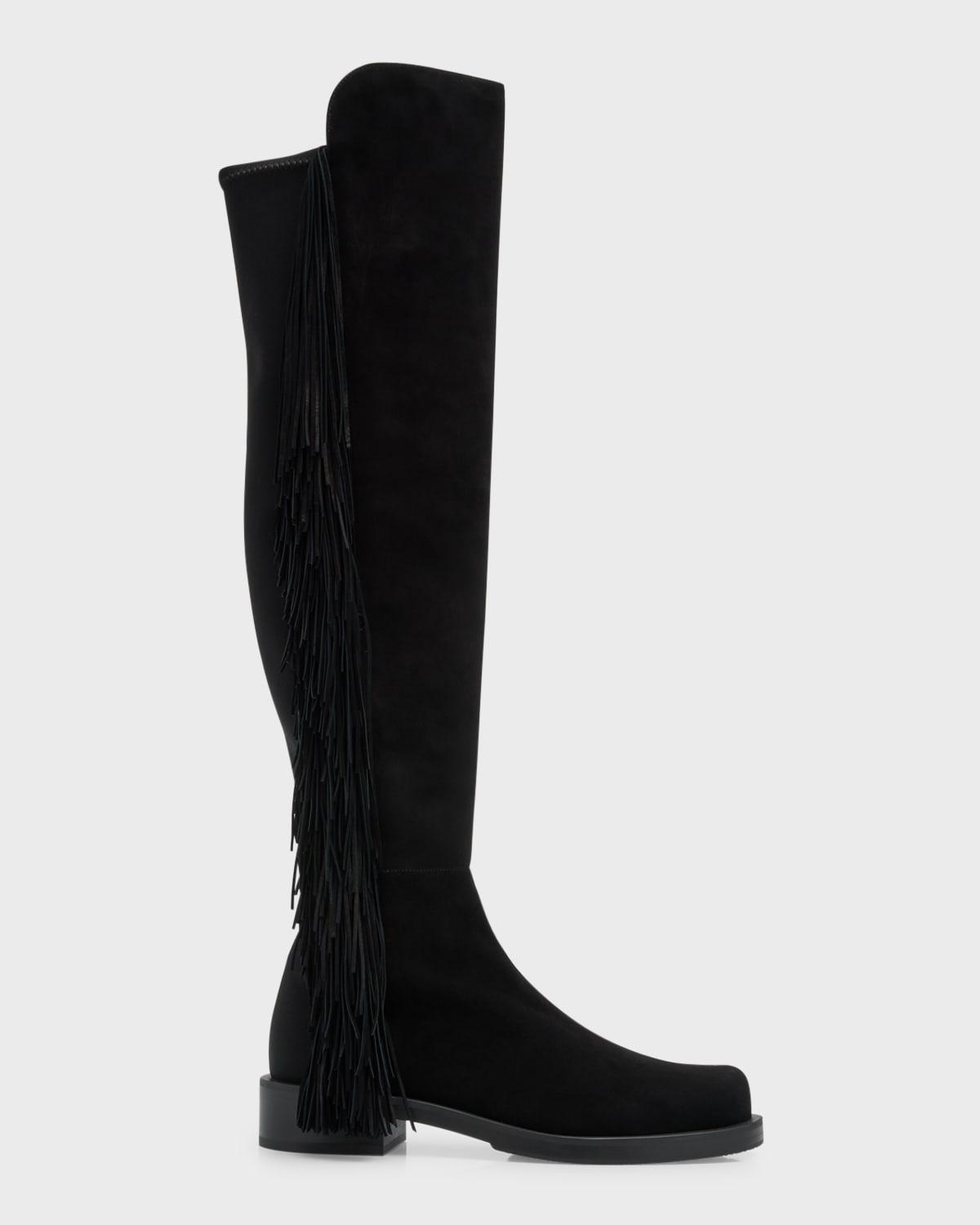 Stuart Weitzman 5050 Bold Fringe Boots Women's Boots Product Image